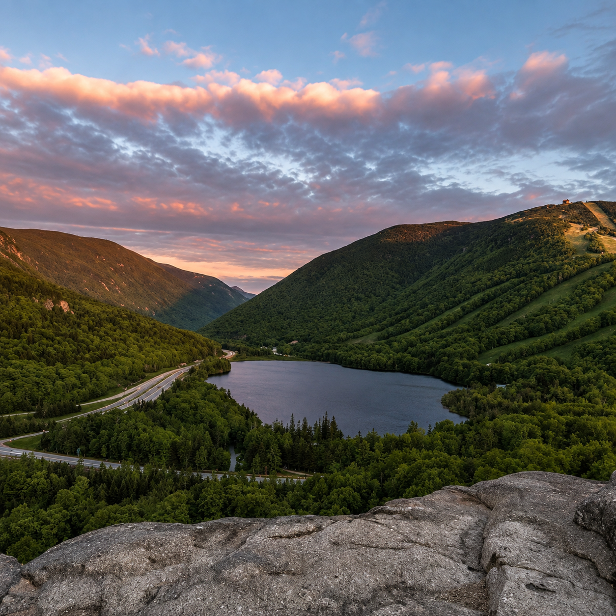 Bethel Maine mountain valley and outdoor landscape