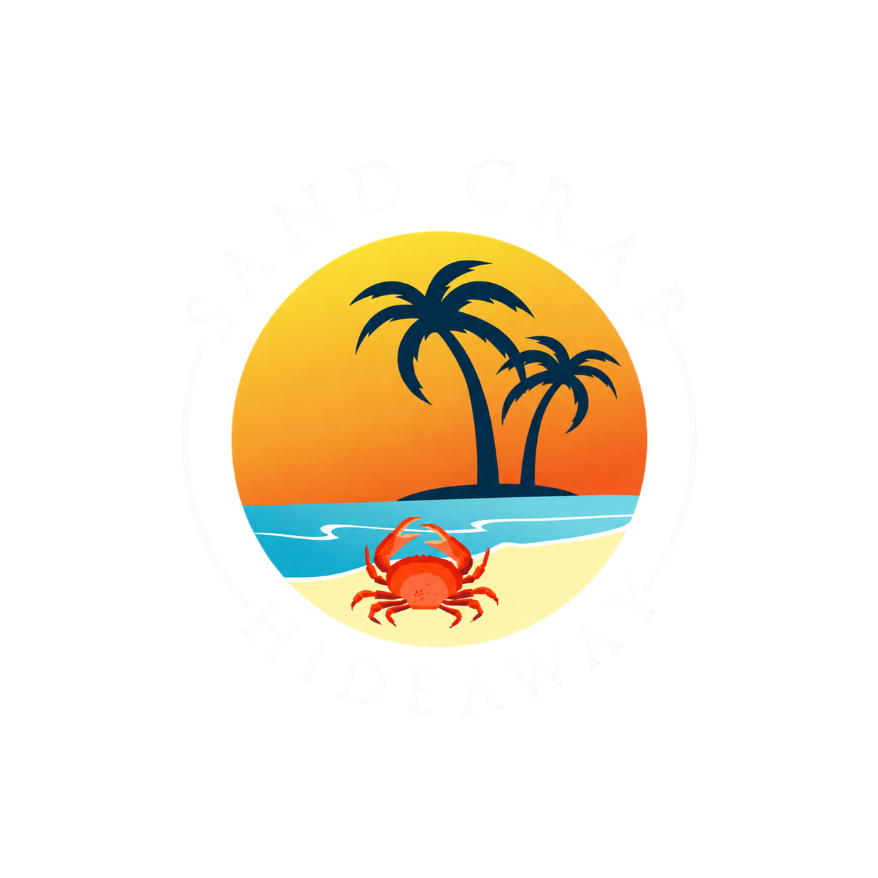 Sand Crab Hideaway Logo