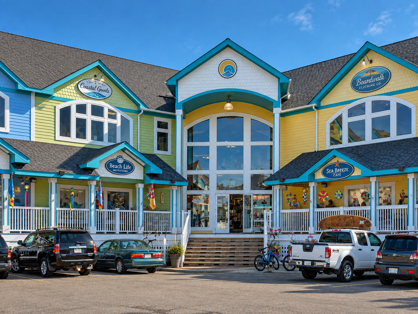 Dining and shops in Rodanthe near Island Dreams Hideaway