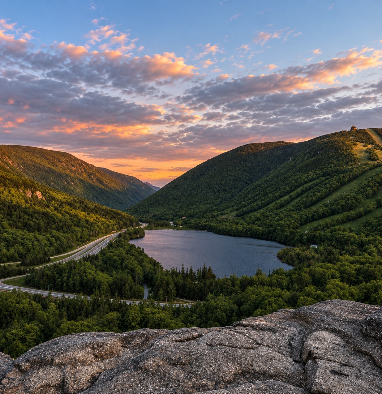 Bethel Maine mountain valley and outdoor landscape