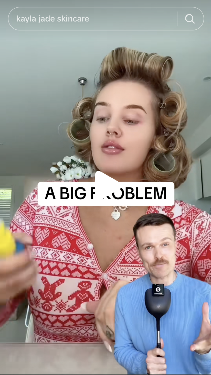 Kayla Jade with Boring Without You Skincare