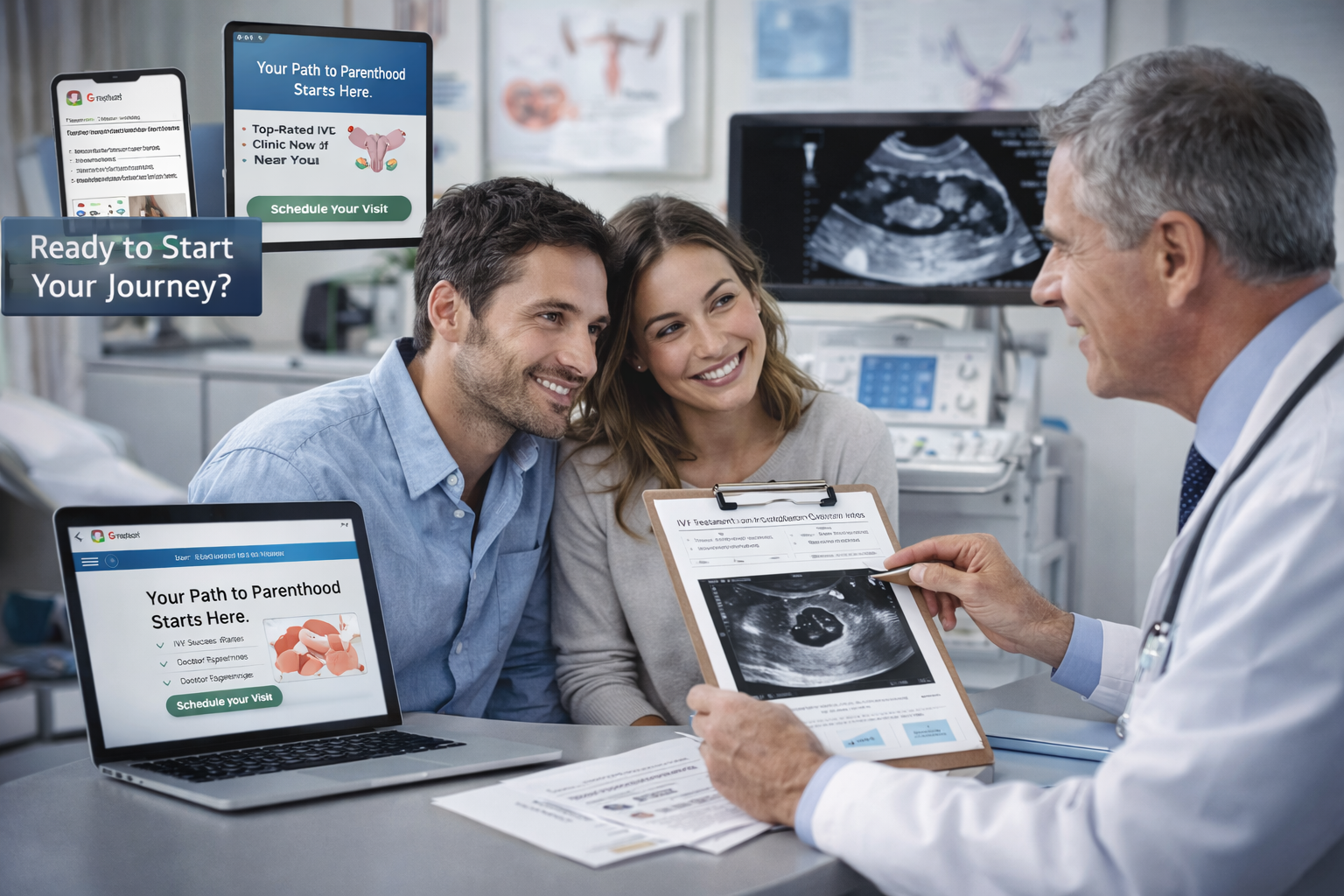 IVF patient acquisition process