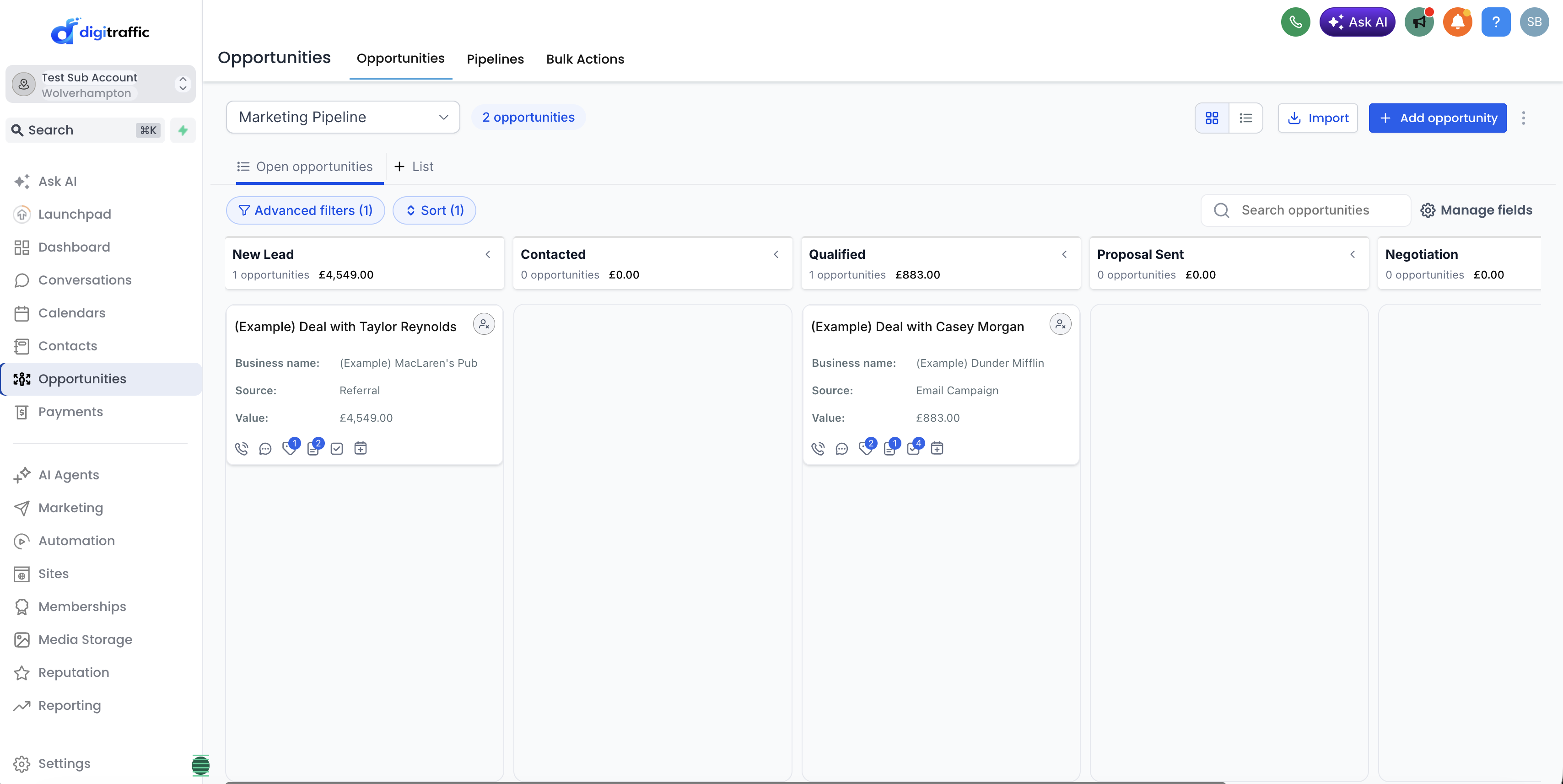 CRM Pipeline