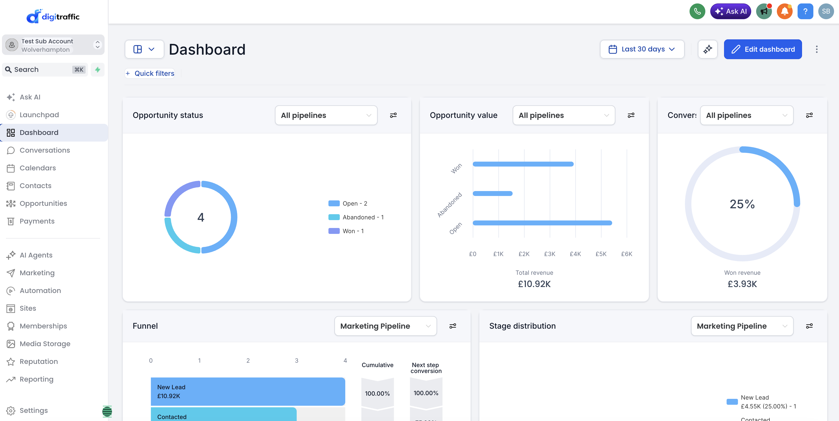 Dashboard