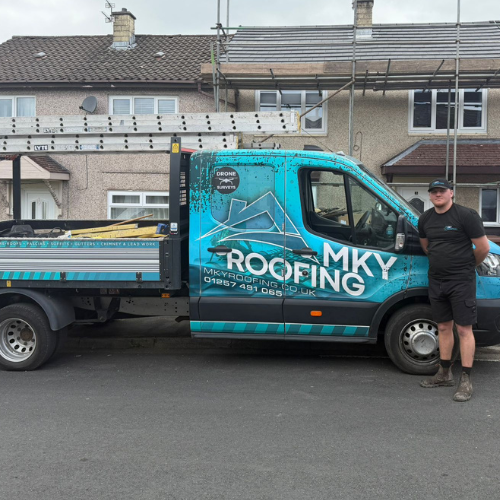 Michael Linfoot, owner of MKY Roofing