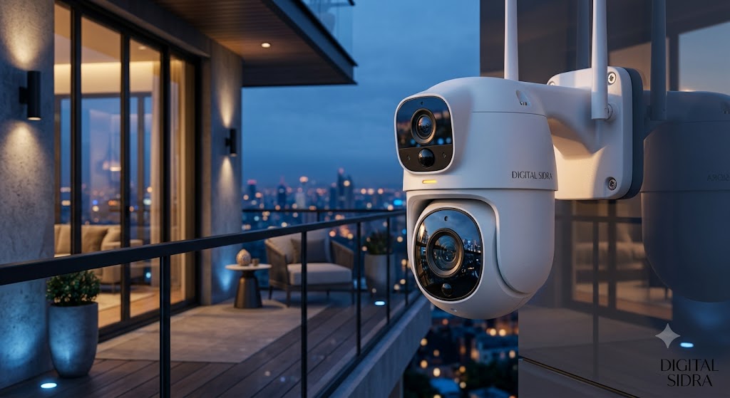 DDLC 4+4MP Smart WiFi PTZ CCTV Camera Review by Digital Sidra DDLC 4+4MP Smart WiFi PTZ CCTV Camera Review by Digital Sidra