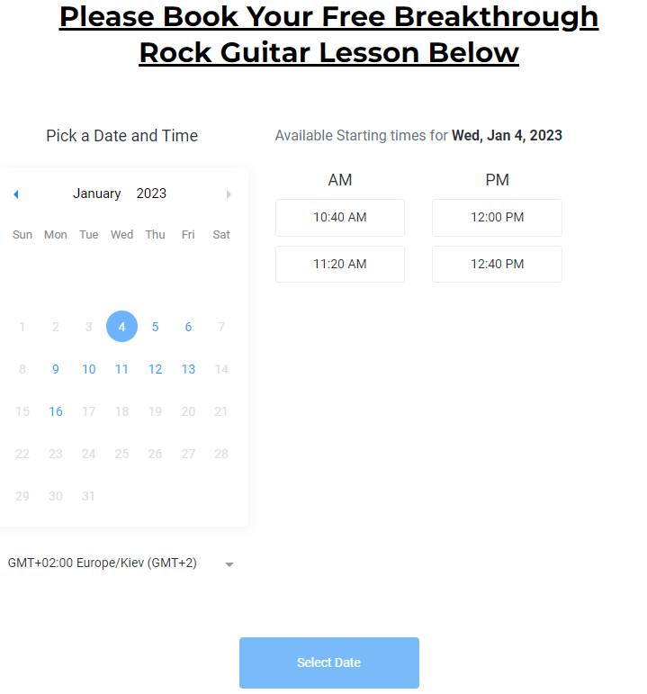 In-Person Acoustic Guitar Lessons for Beginners