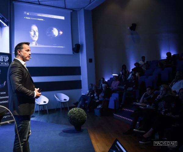 Guillaume Andreux face au public
