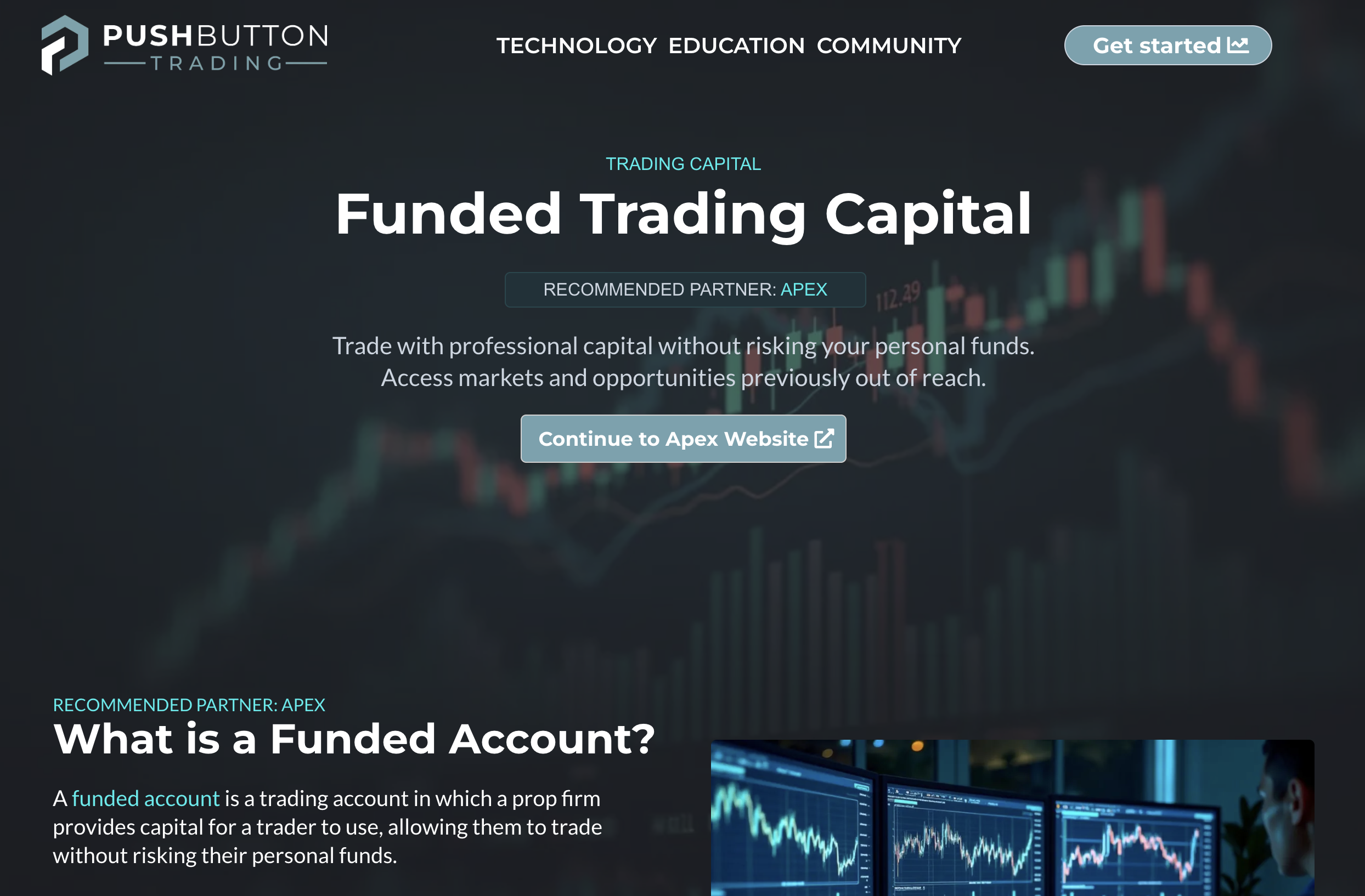 Funded Accounts | Push Button Trading