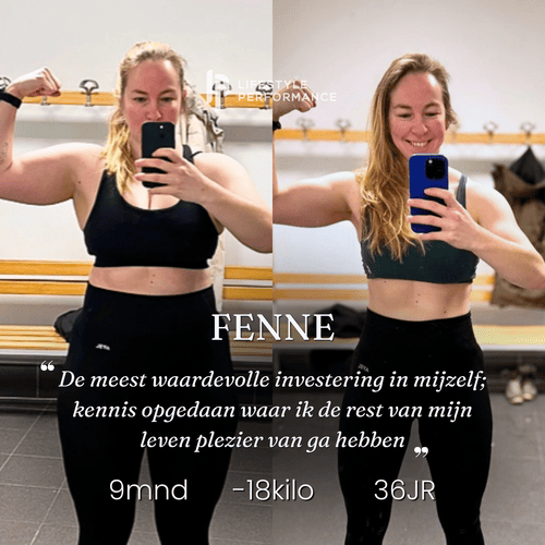 Fenne, 36 jaar: 18 kilo eraf in 9 maanden. “De meest waardevolle investering in mijzelf; kennis opgedaan waar ik de rest van mijn leven plezier van ga hebben”