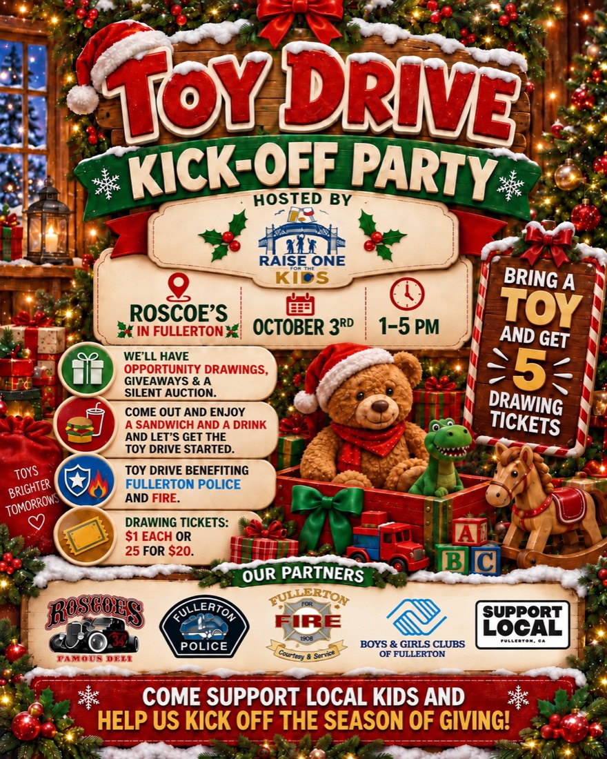 Toy Drive Kick-Off Party