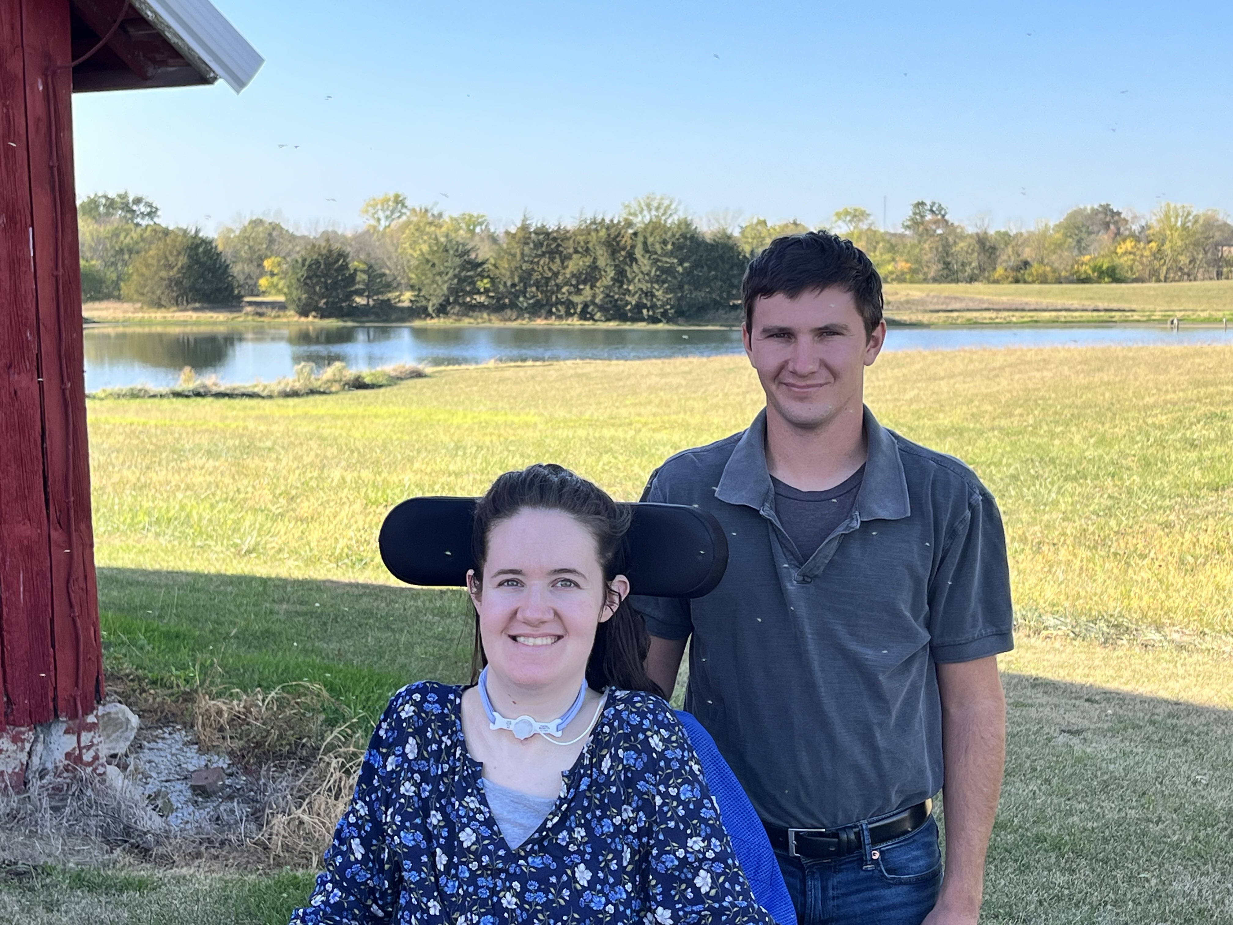Karen Fitch and her husband