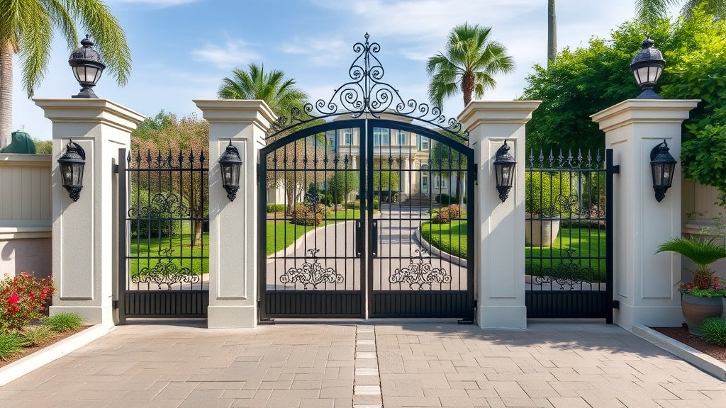 Gate restoration projects in Los Angeles, CA showcasing before and after transformations.