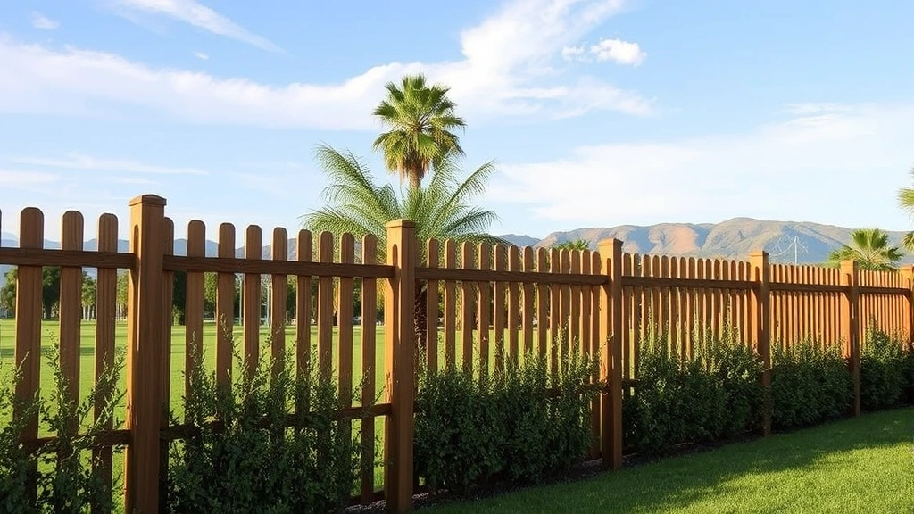 Fencing in Westlake Village CA showcasing elegant designs and vibrant landscaping.