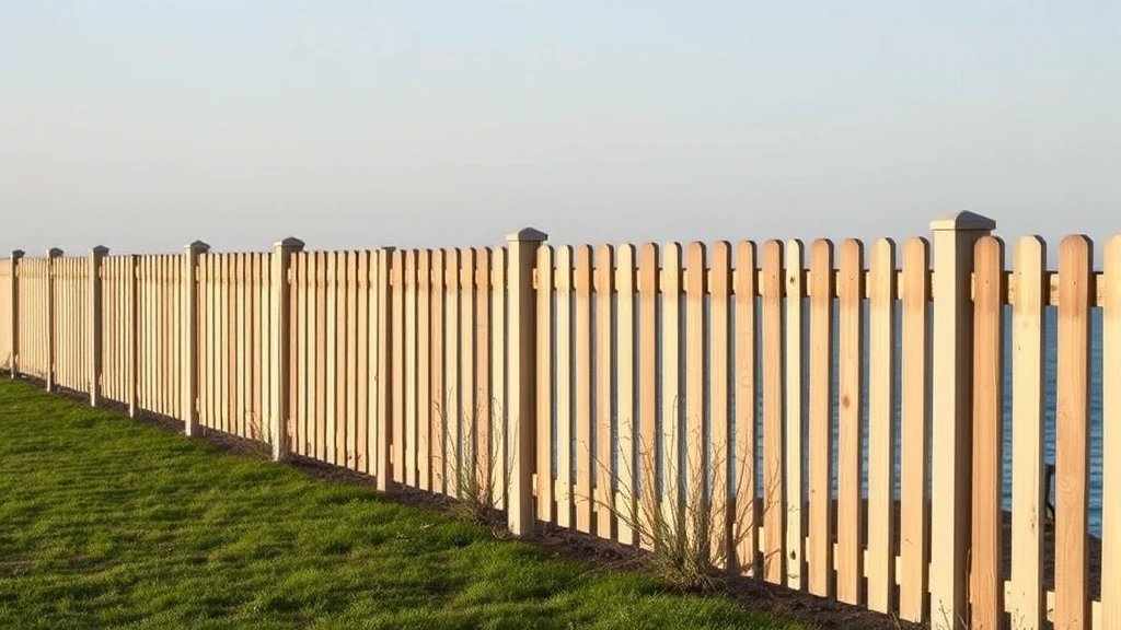 Fencing in Hermosa Beach, CA during a sunny day with clear skies and ocean waves.
