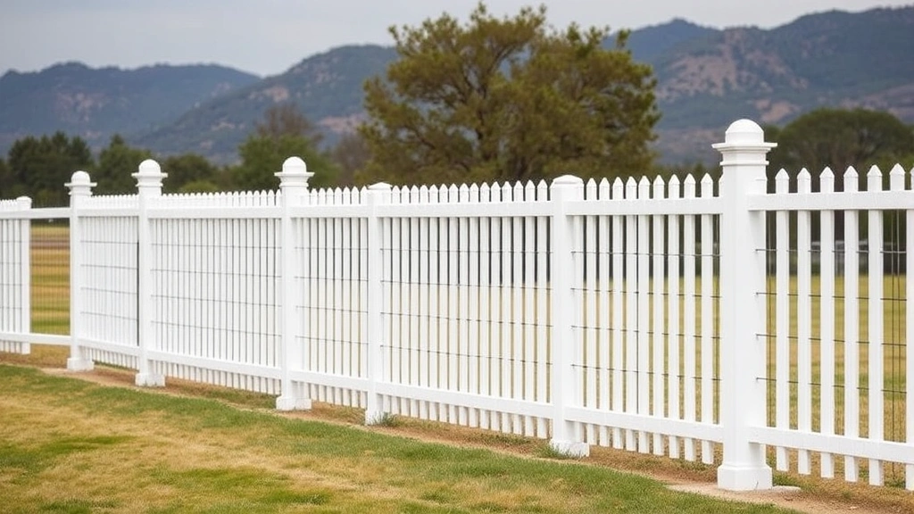 Fencing in Duarte CA with a vibrant sunset in the background and lush greenery surrounding the area