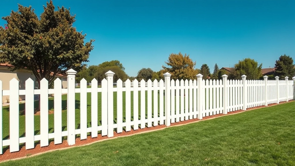 Fencing in Arcadia, CA with a scenic view of trees and a clear blue sky in the background.