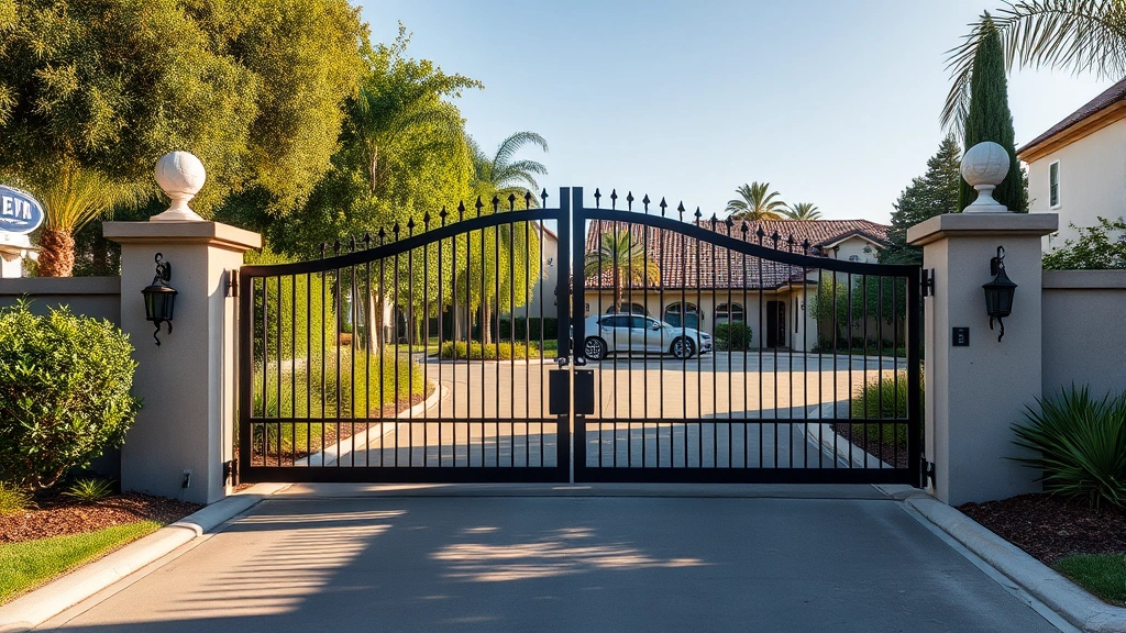 Driveway Gate Installation projects in Los Angeles, CA showcasing various designs and materials