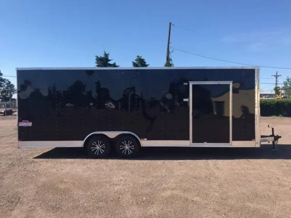 Bro Trailer Rentals enclosed trailer lot in Salem, Oregon