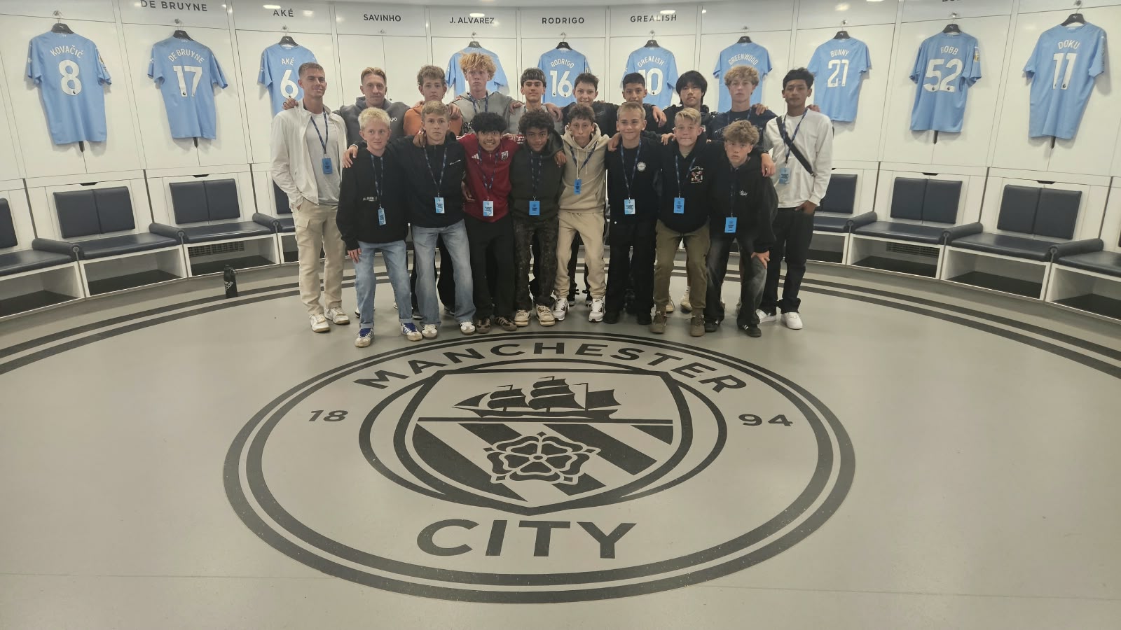 Photograph from a Touchline football tour