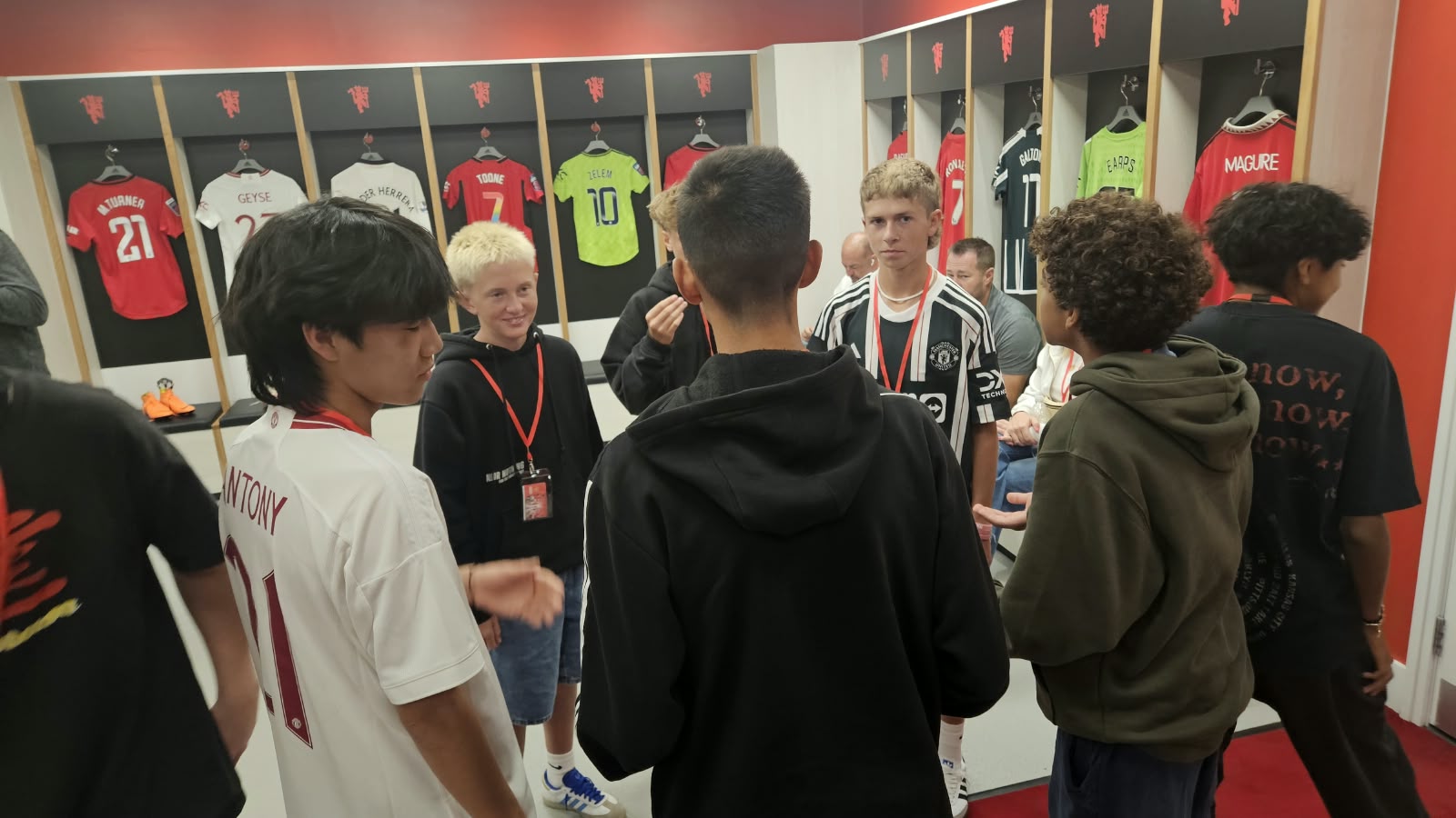 Photograph from a Touchline football tour