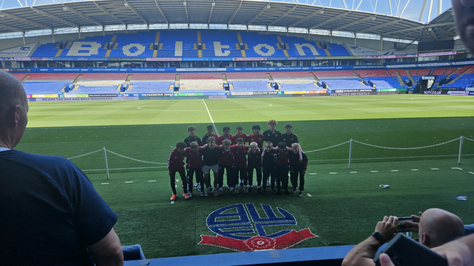 Photograph from a Touchline football tour