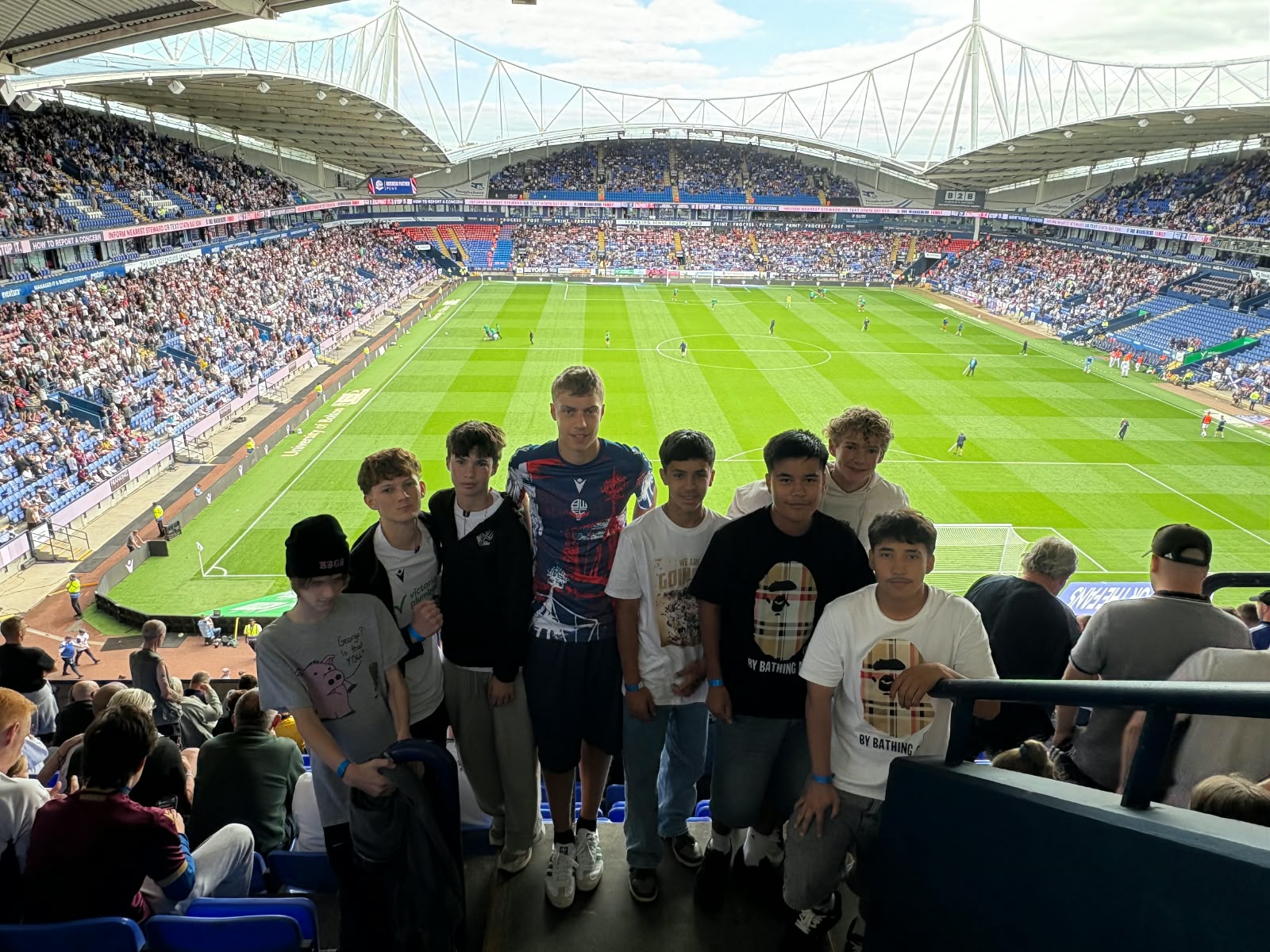 Photograph from a Touchline football tour