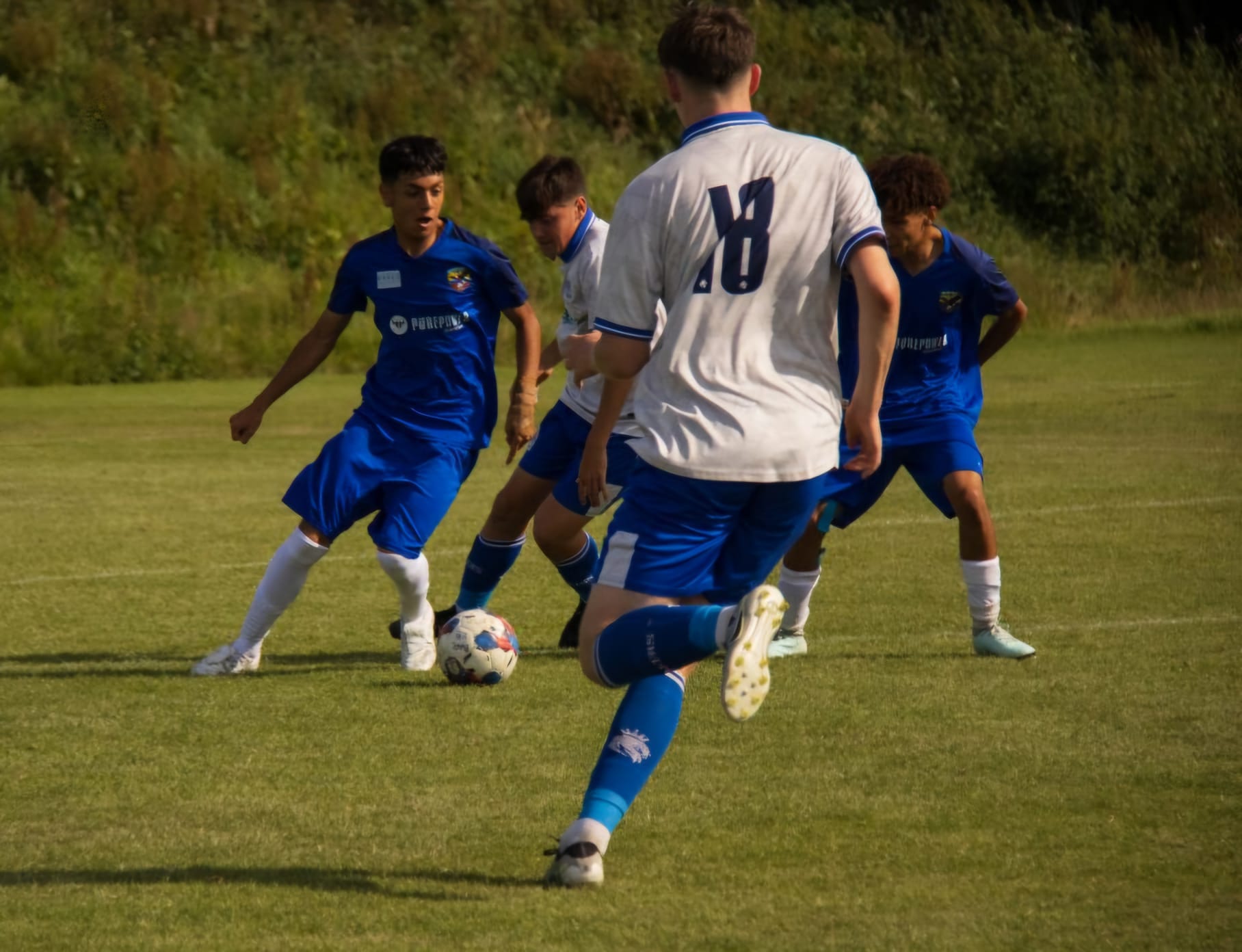 Photograph from a Touchline football experience