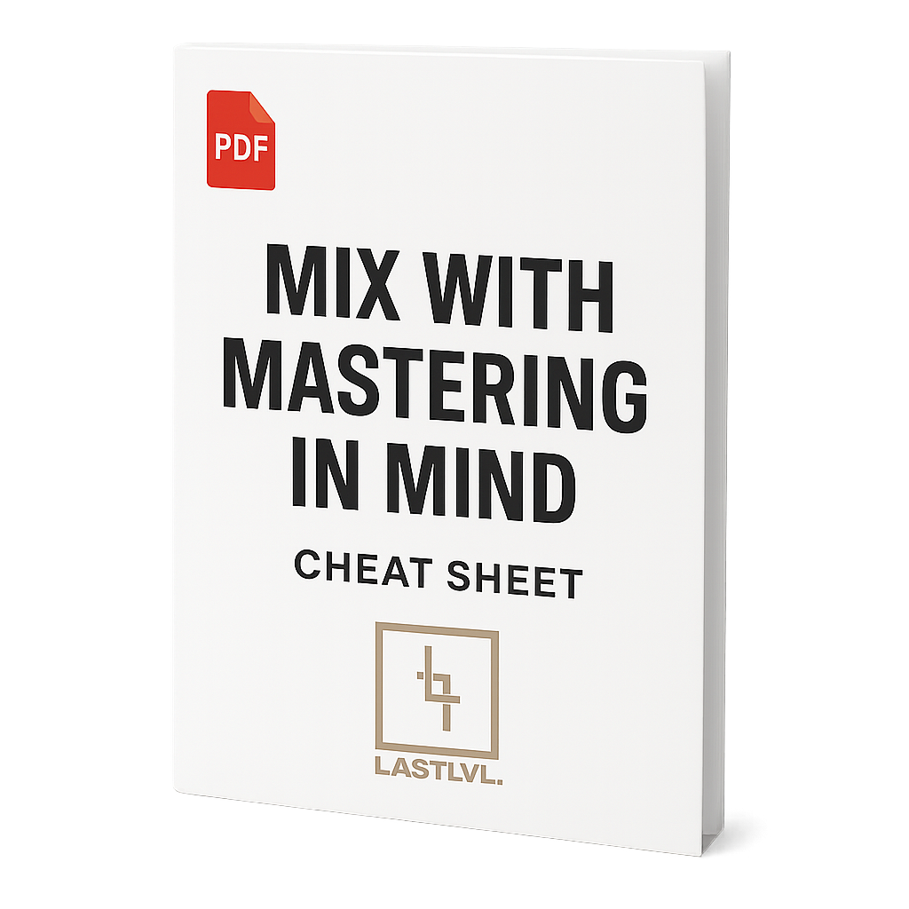 Mix with Mastering in ind Cheat Sheet