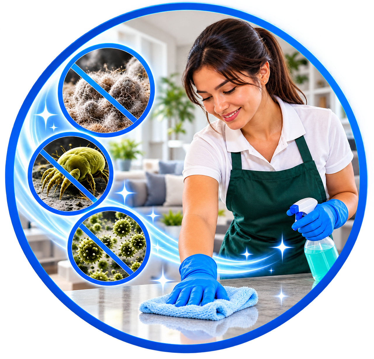 Approved Rose Cleaning LLC project image for a cleaning service information section