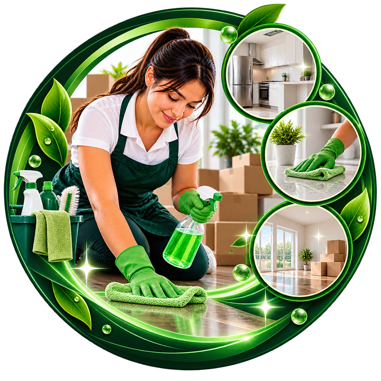 Approved Rose Cleaning LLC project image for a cleaning service information section