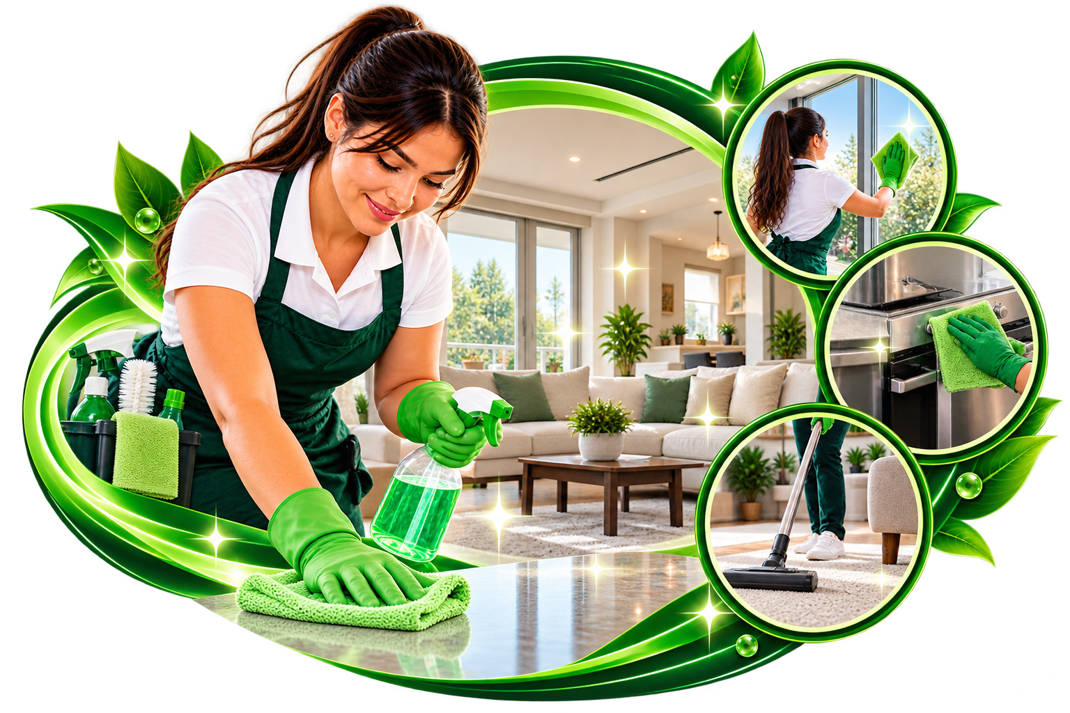 Approved Rose Cleaning LLC project image for a cleaning service information section