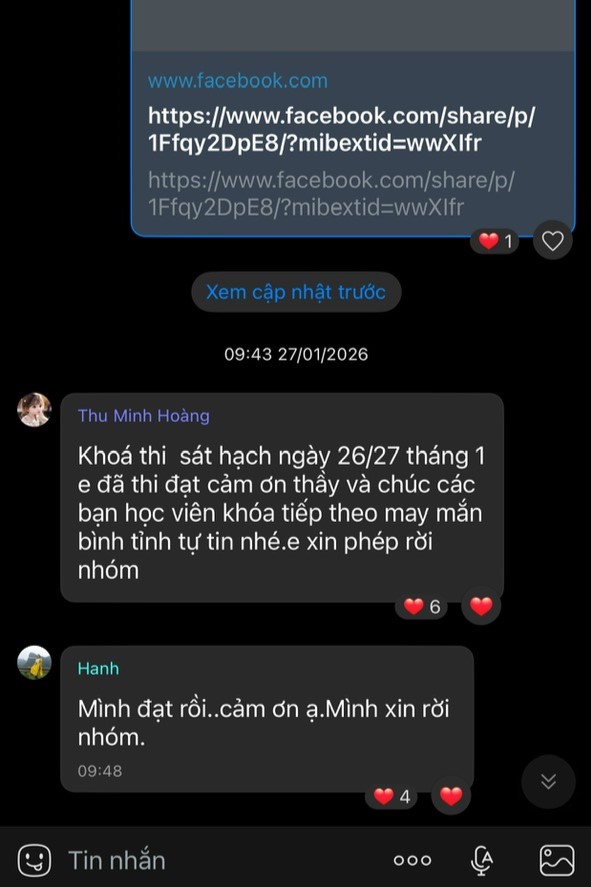 Kết quả học viên 7