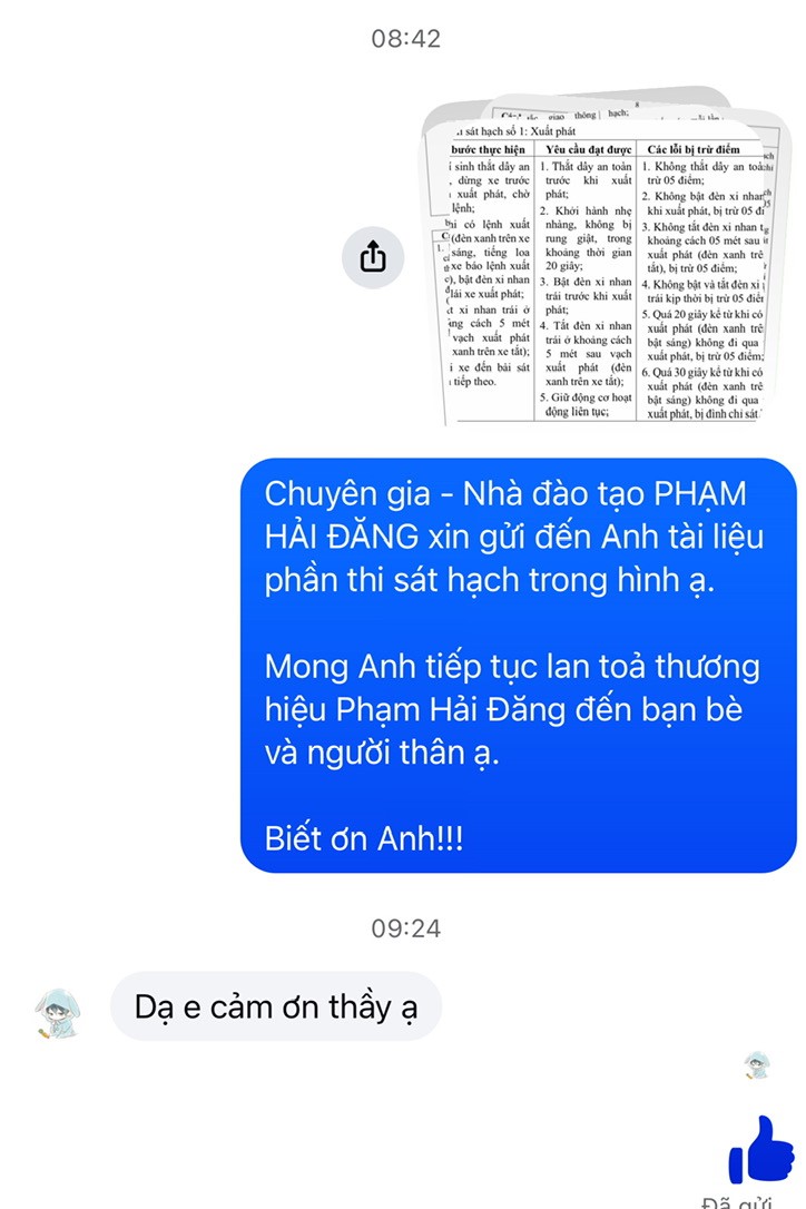 Kết quả học viên 6