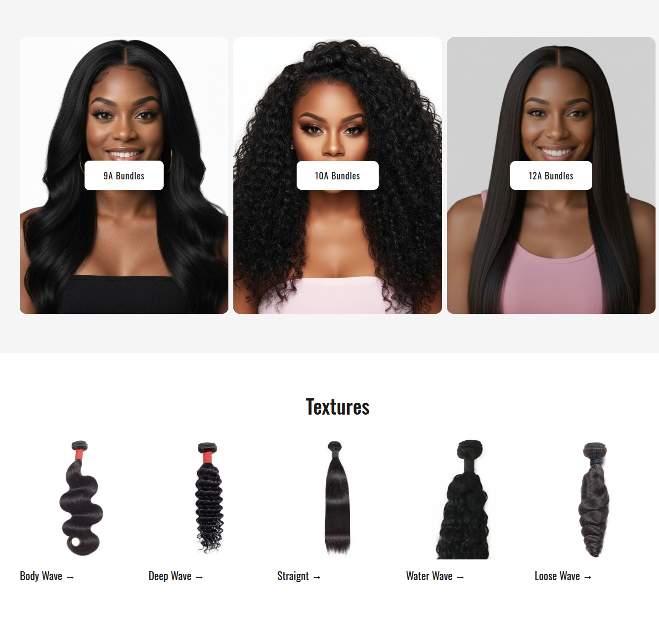 Premium virgin hair products in your store