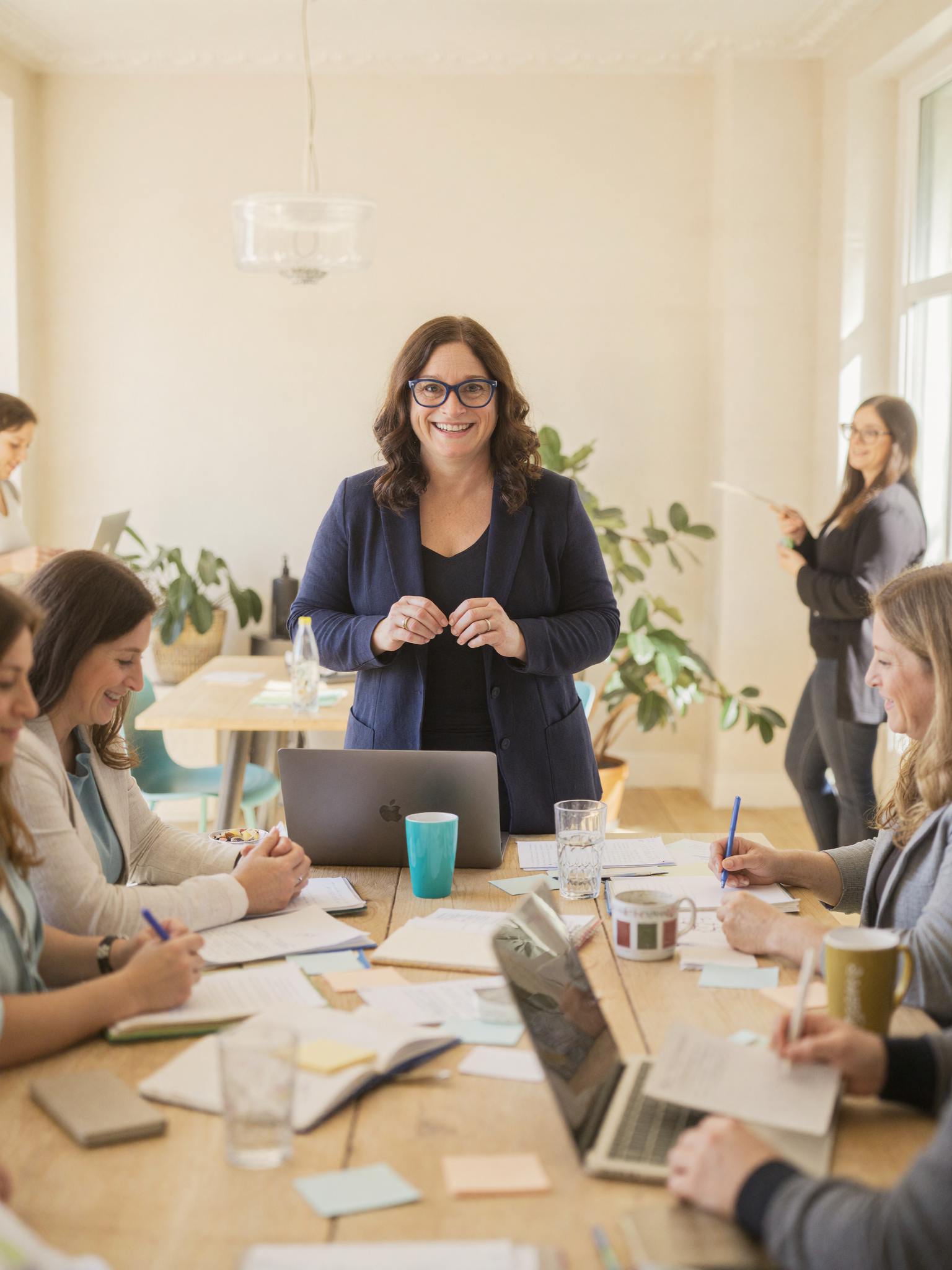Allie Diliberto in her creative workspace