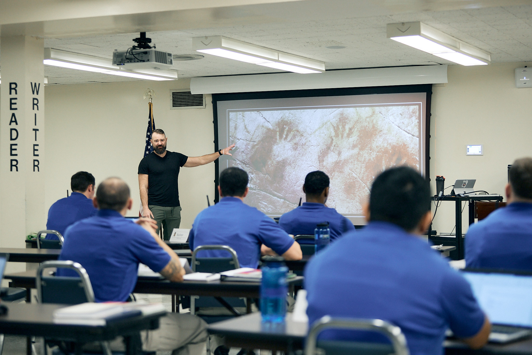 Language of Breath instruction at the Indianapolis Metropolitan Police Academy