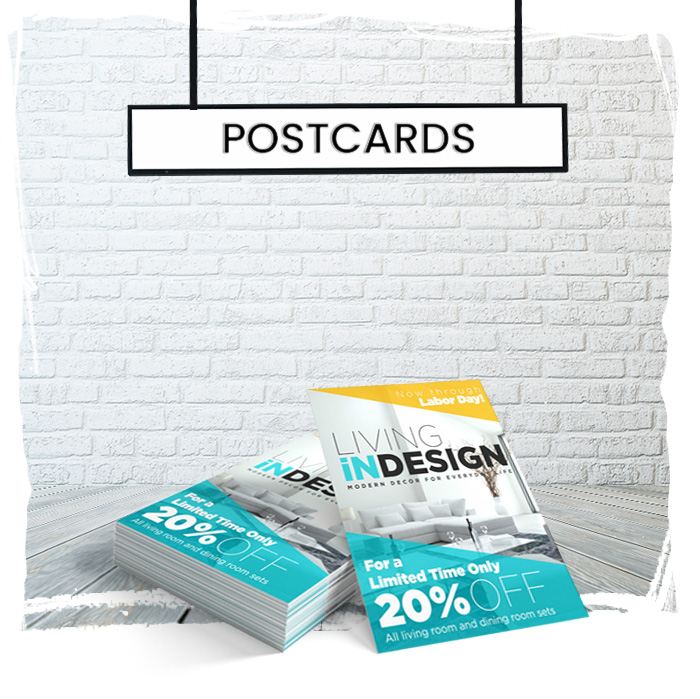 Full-color postcards for direct mail campaigns and promotions printed in Tempe