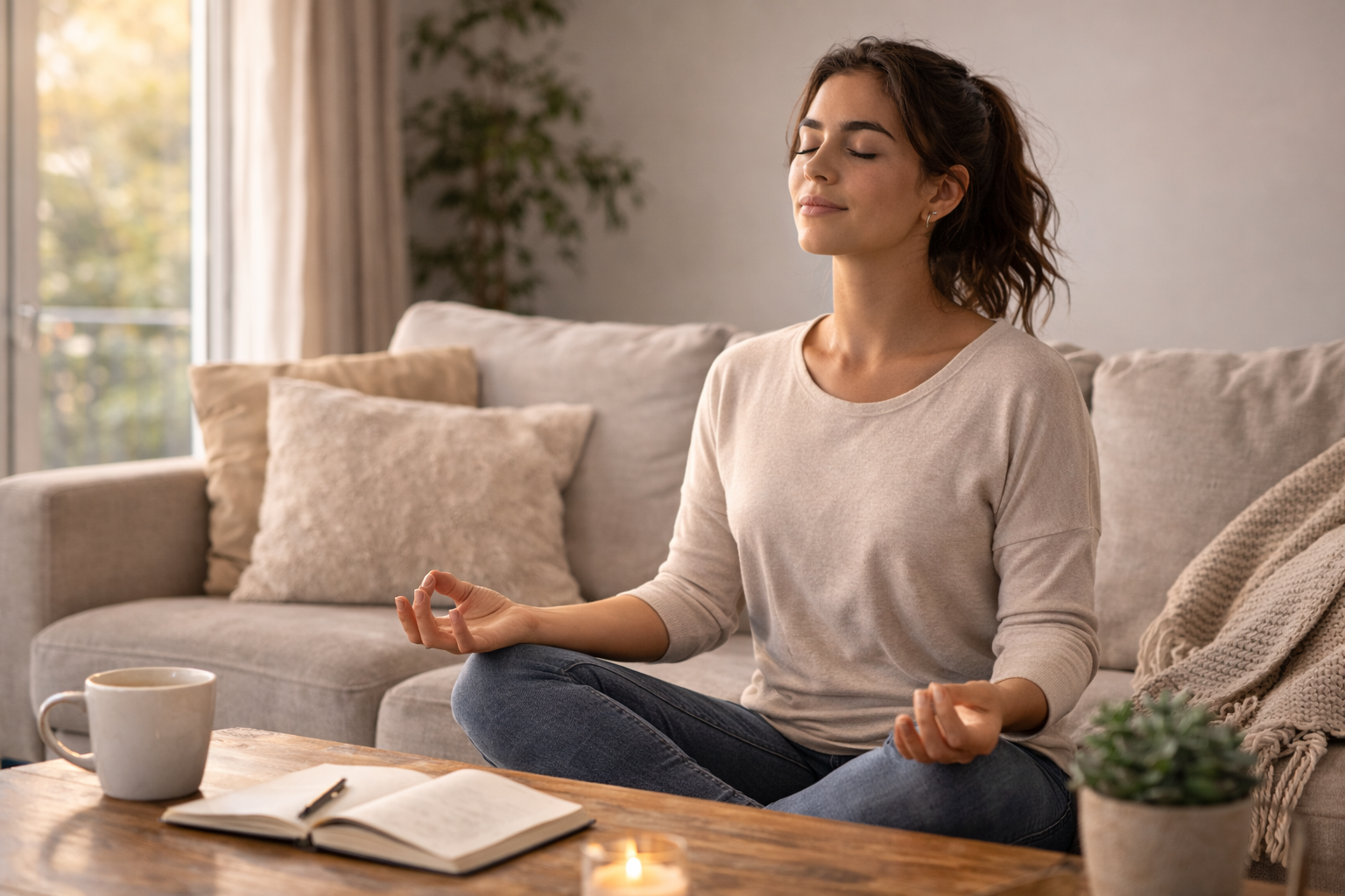  Practice Mindful Breathing or Reflection