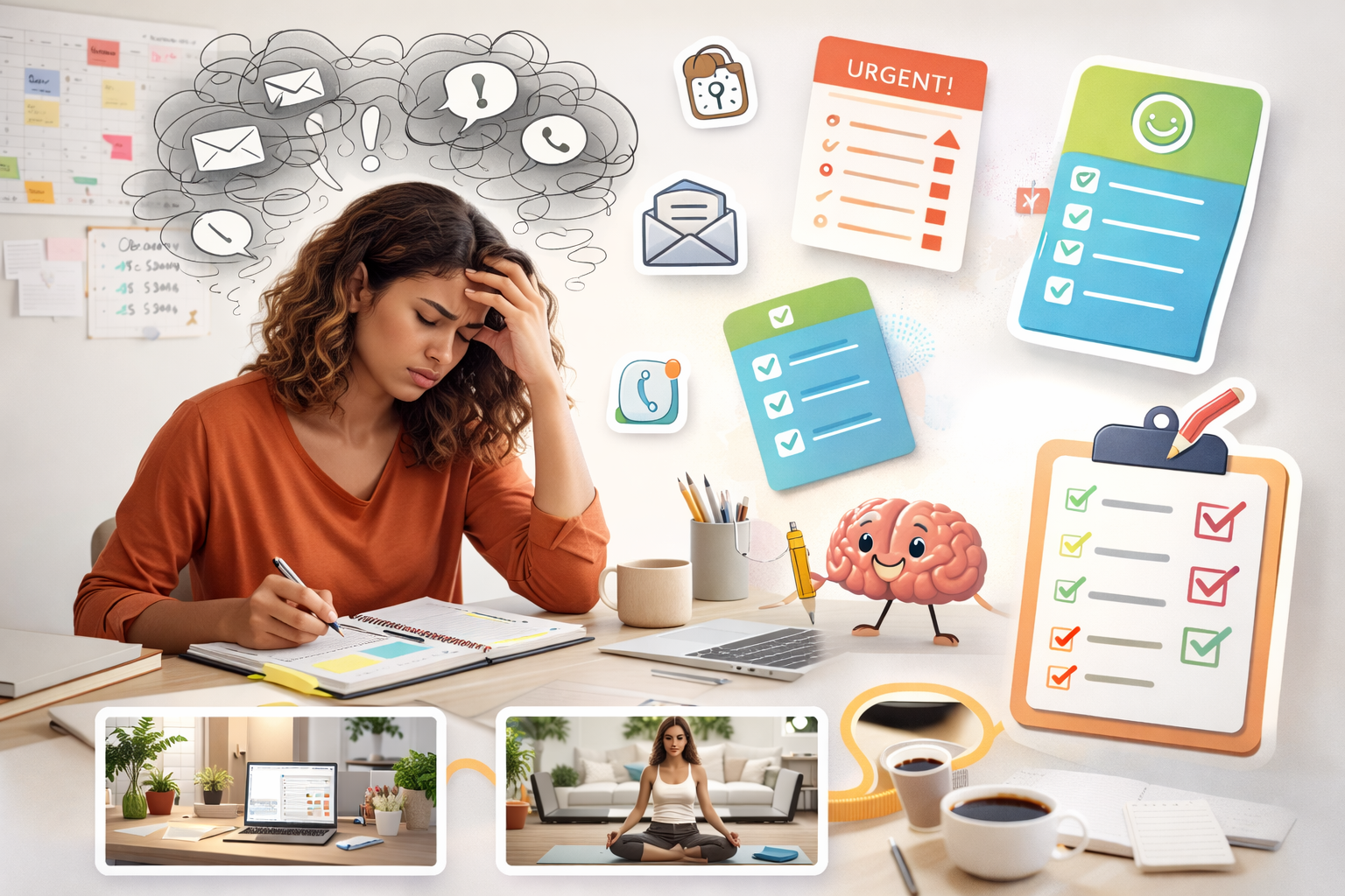 Organize Priorities to Reduce Mental Overload