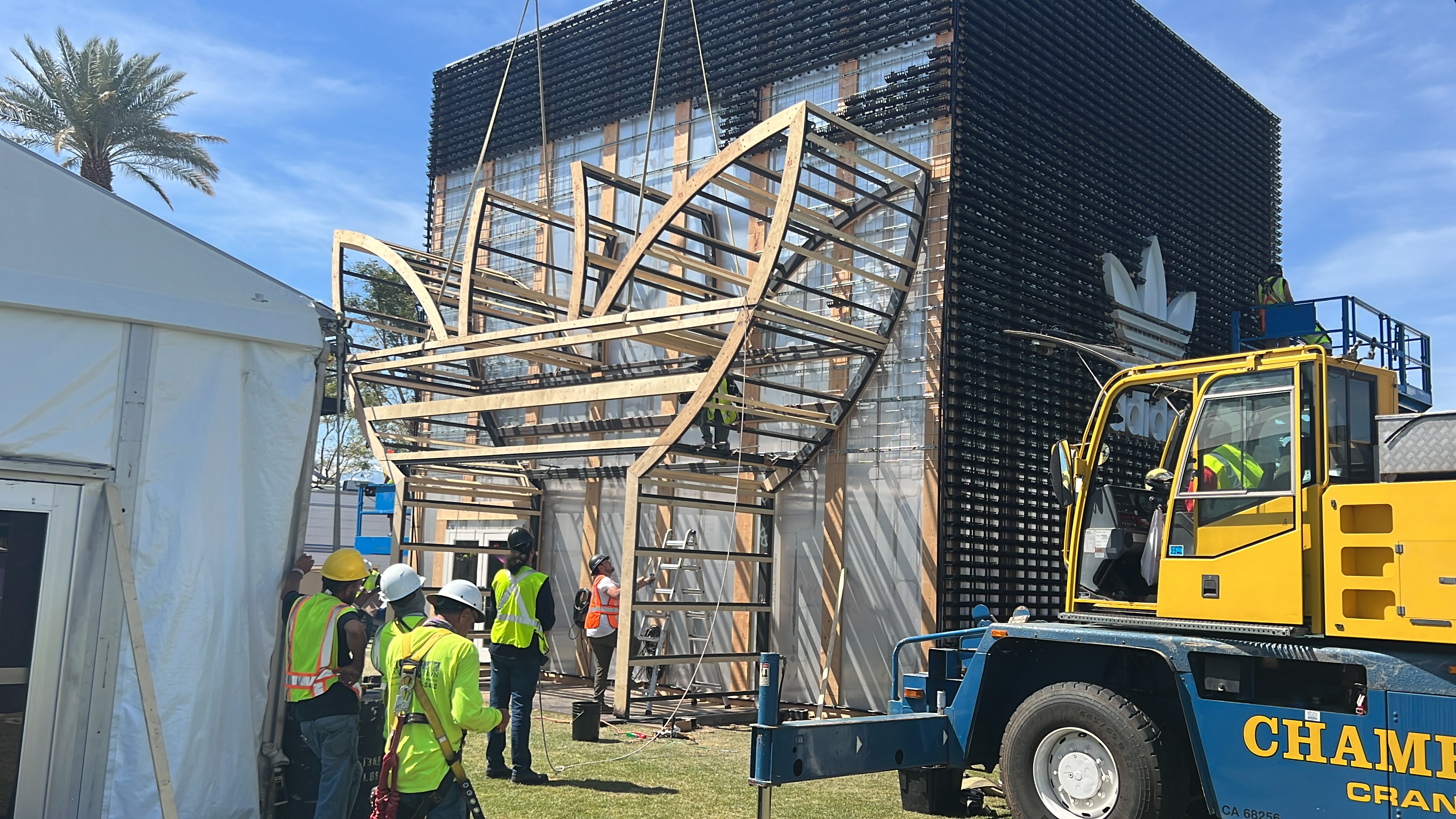 Building the Coachella living wall activation
