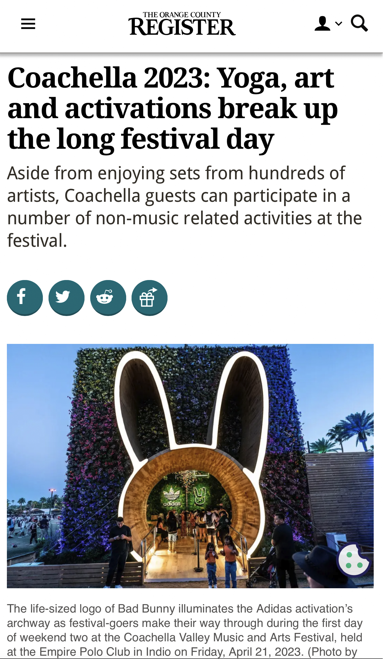 Orange County Register coverage of Coachella activations