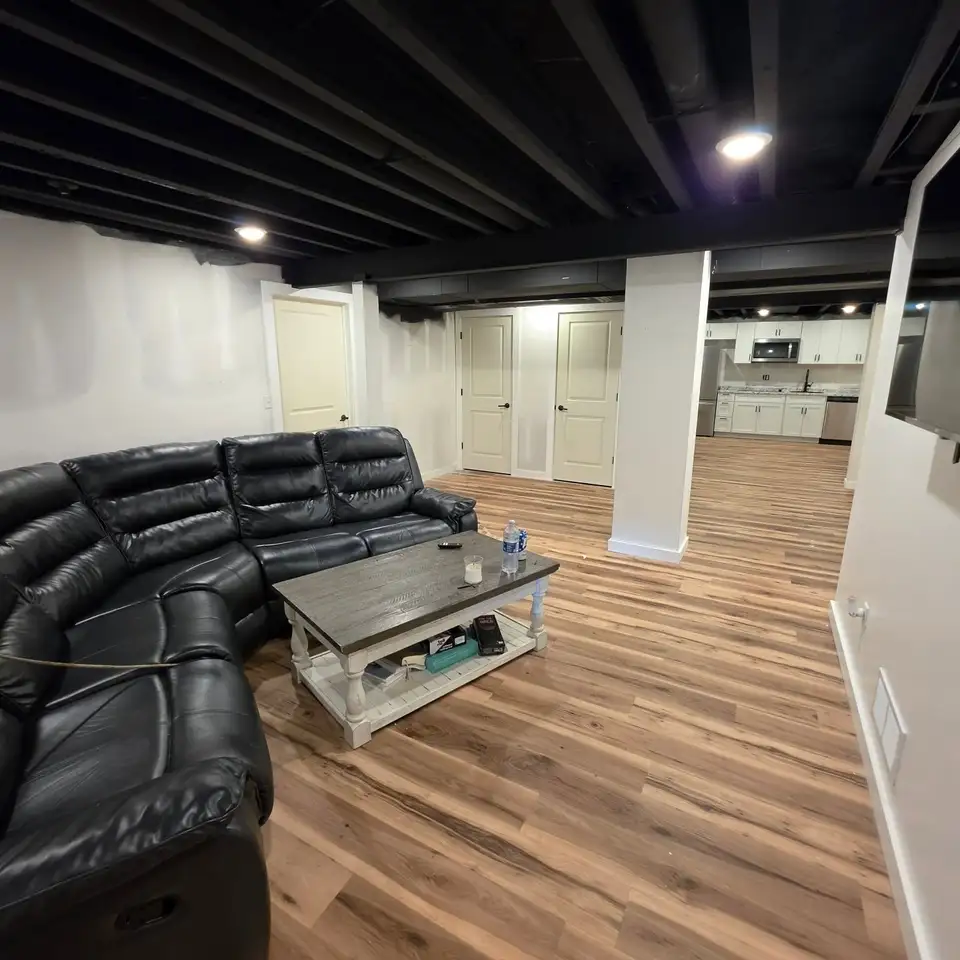 Baser Construction basement remodel