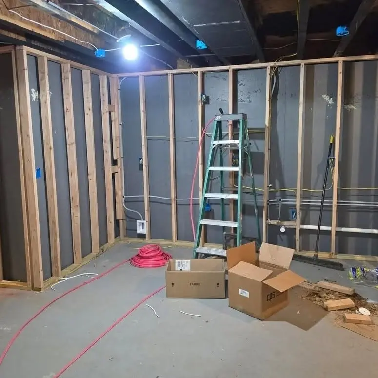 Basement Kitchenette — Before