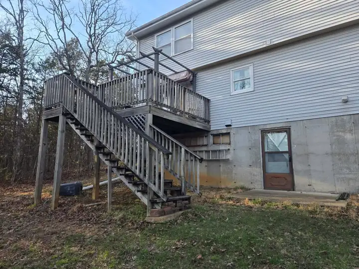 Rear Deck Replacement — Before