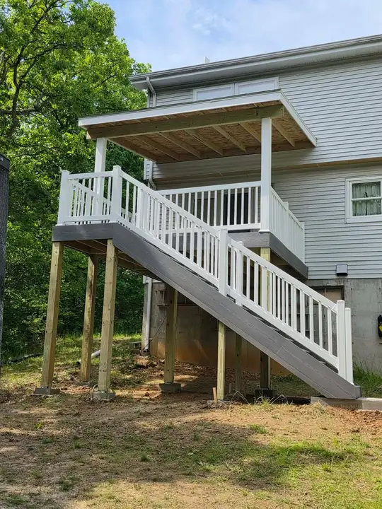 Rear Deck Replacement — In Progress