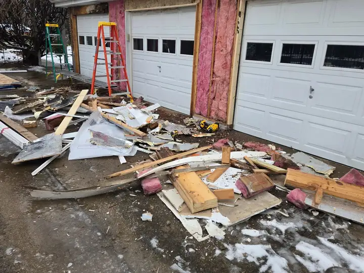 Garage Rebuild — Before