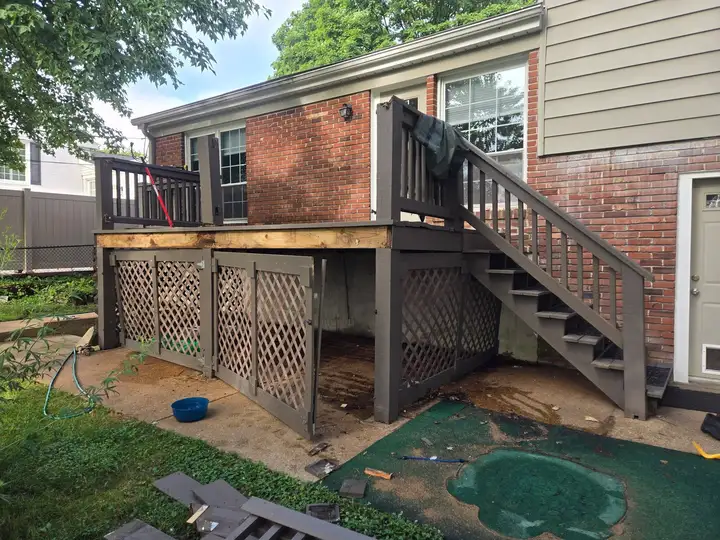 Rear Deck Remodel — Before