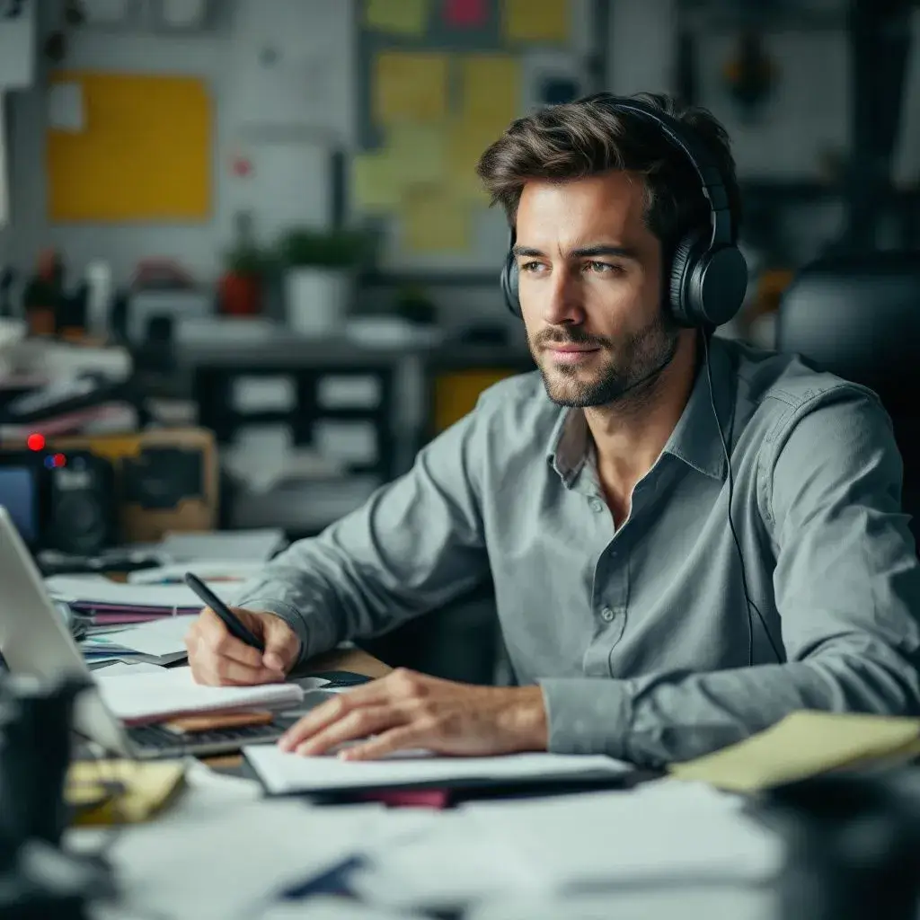 Person experiencing sound therapy