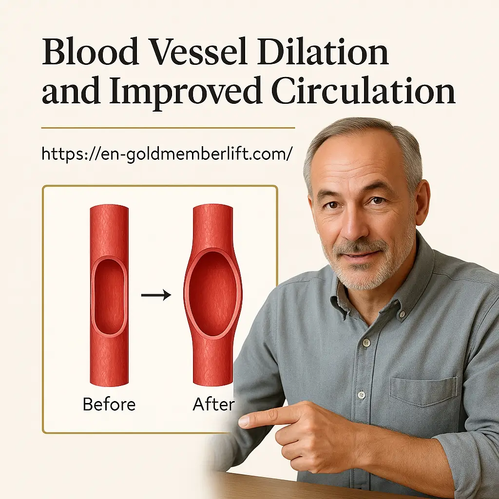Blood Vessel Dilation and Improved Circulation